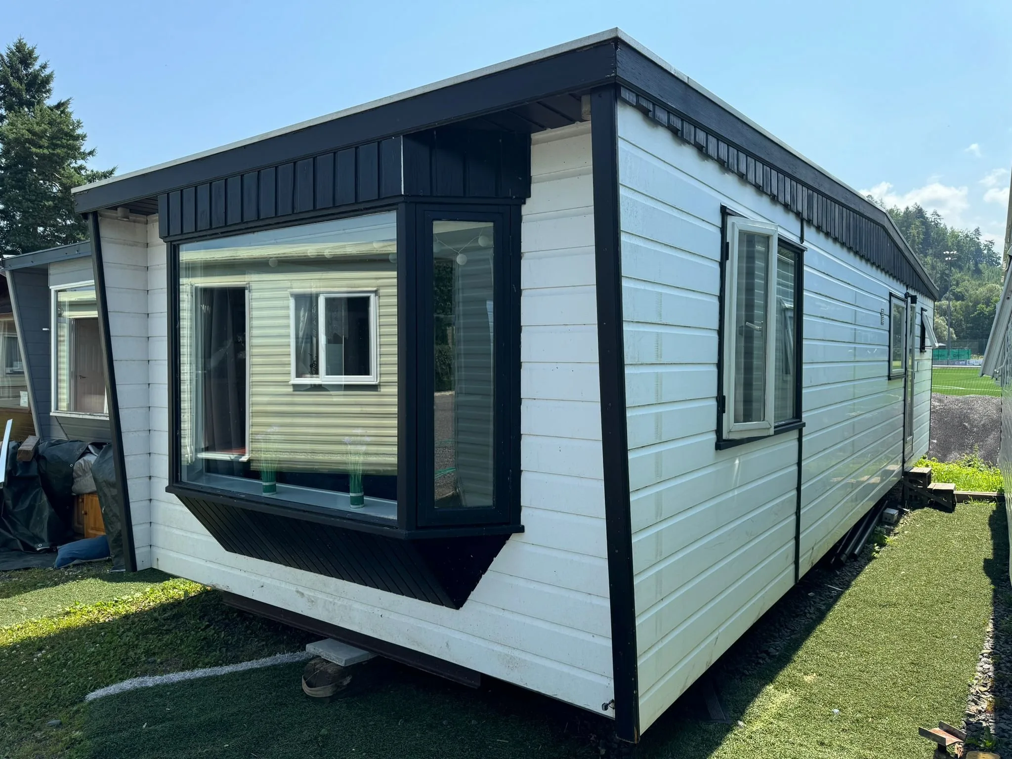 Casa Mobile – Modello Chalet Bianco 11,0 x 3,7 m